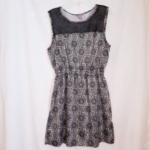 Ultra Pink floral print dress